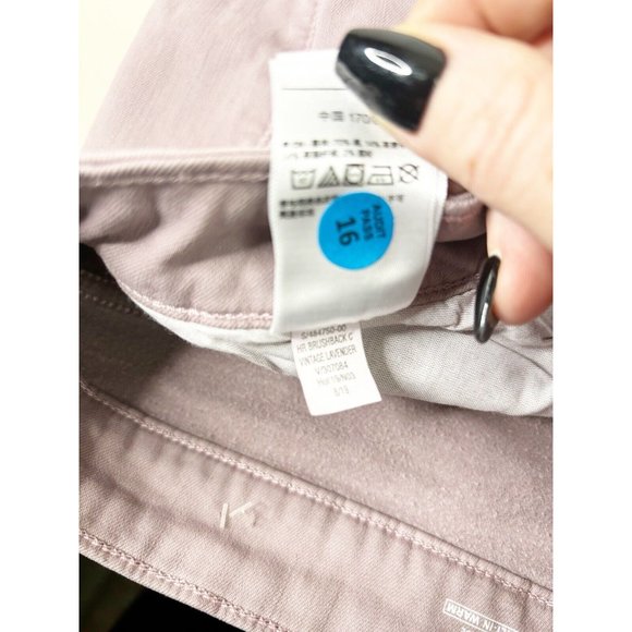 Old Navy Sz 16 Built-in Warm Rockstar Super Skinny Brushed Lavender Purple Jean - Picture 6 of 9